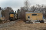 CSXT 8009 Leads L070 at Monmouth ME